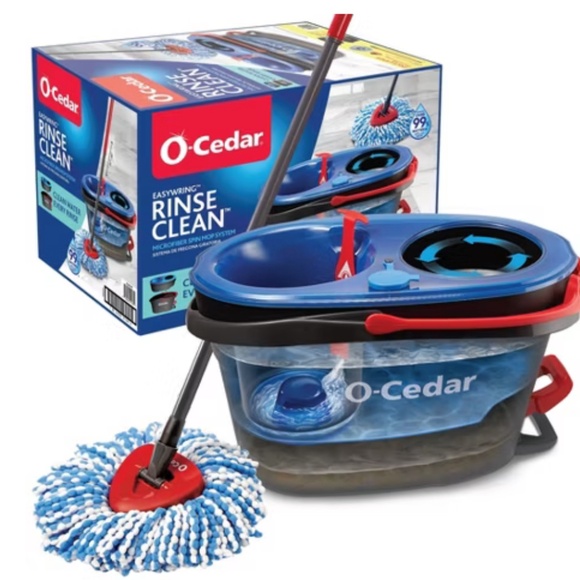 O-Cedar RinseClean Spin Mop & Bucket System - Picture 1 of 12